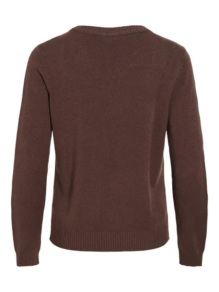 Hovedbilde VIRIL GENSER O-NECK - BRUN