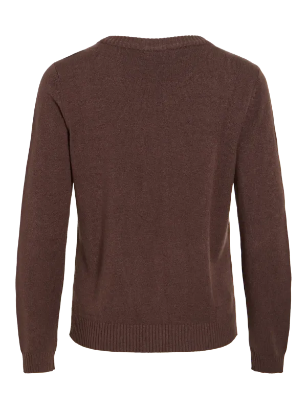 VIRIL GENSER O-NECK - BRUN