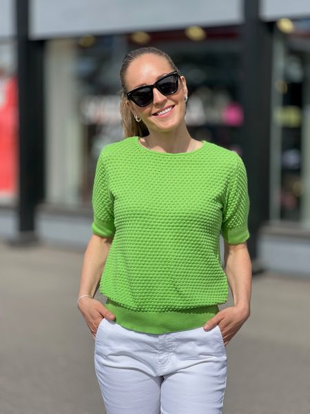 Bilde av DODO DOTKA GENSER M/KORT ERM - BUD GREEN