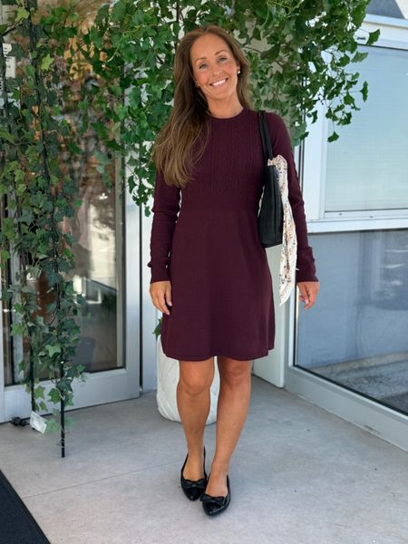 Hovedbilde KERRY CABEL KNIT KJOLE - PLOMME