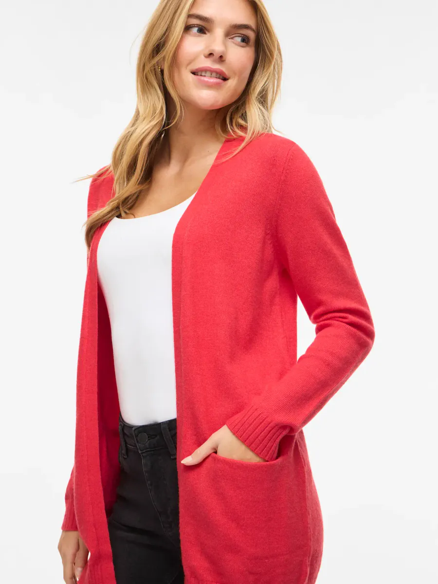 VIRIL CARDIGAN LANG - BRINGEBÆR