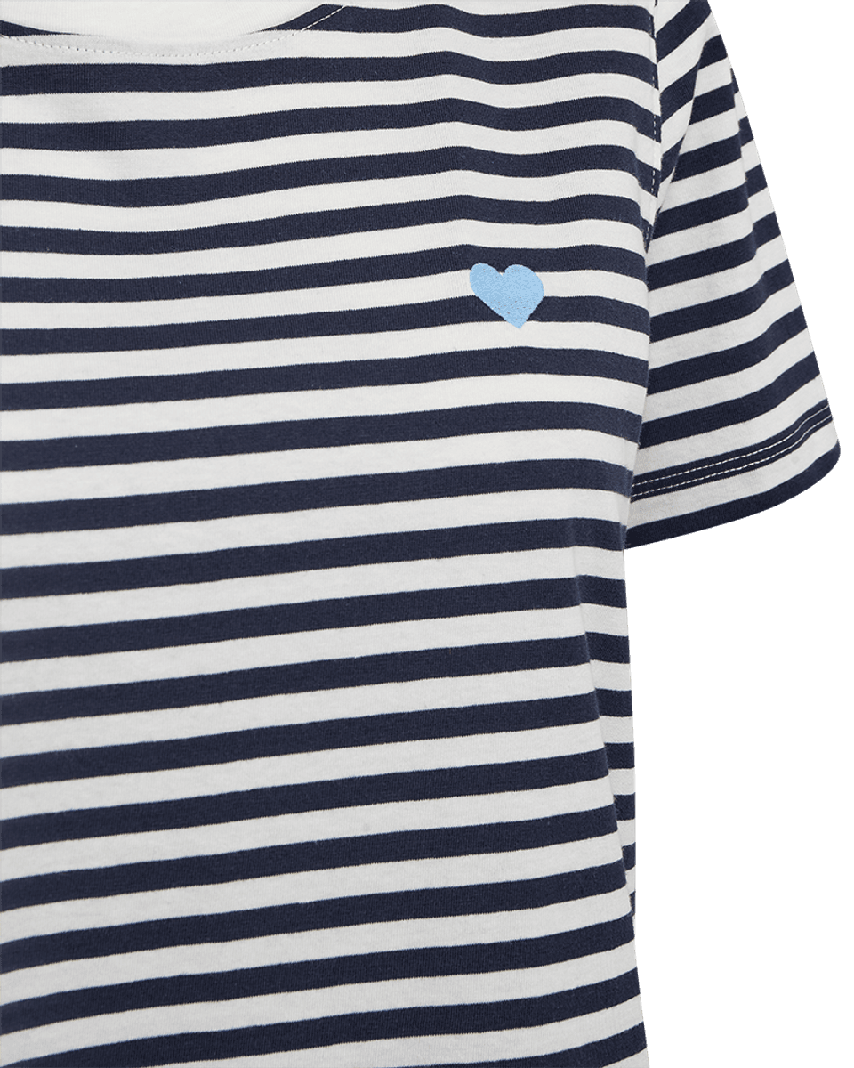 MIAN T-SHIRT - OFFWHITE/NAVY