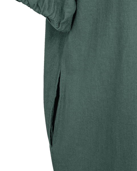 Hovedbilde LAVA KJOLE M/BALLONGERM - GRØNN