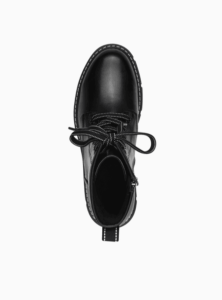 Bilde av BOOTS M/KNYTING - BLACK