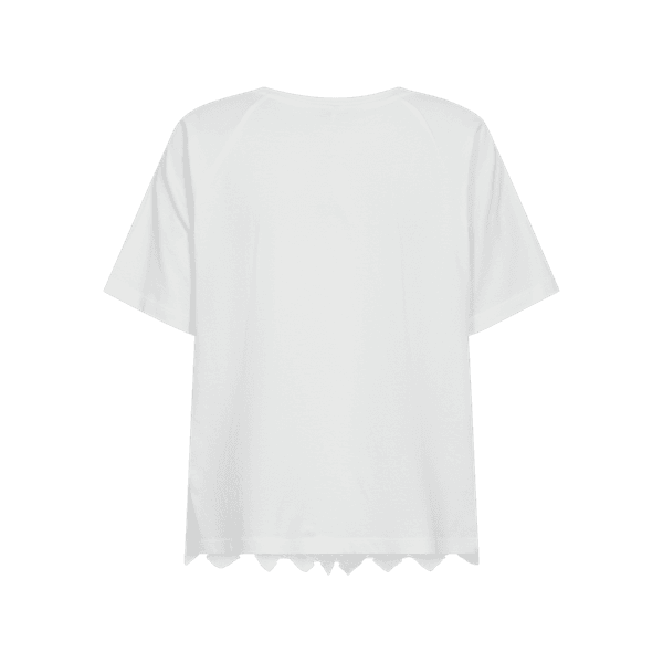 Hovedbilde CIMON T-SHIRT M/EMBRO - OFFWHITE