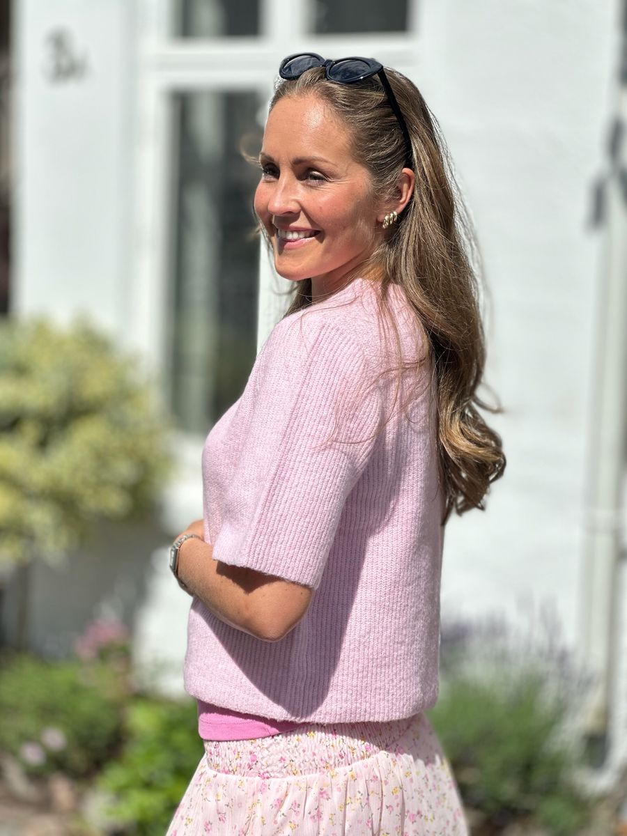 SILLY CARDIGAN M/KORT ERM - ROSA