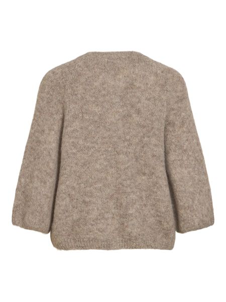 Hovedbilde BOWS 3/4 KNIT CARDIGAN M/METALL KNAPPER - CAMEL ...