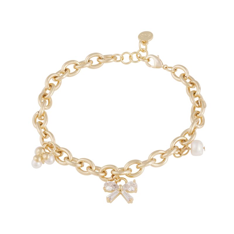 SNÖ OF SWEDEN - EIRA CHARM ARMBÅND - GULL
