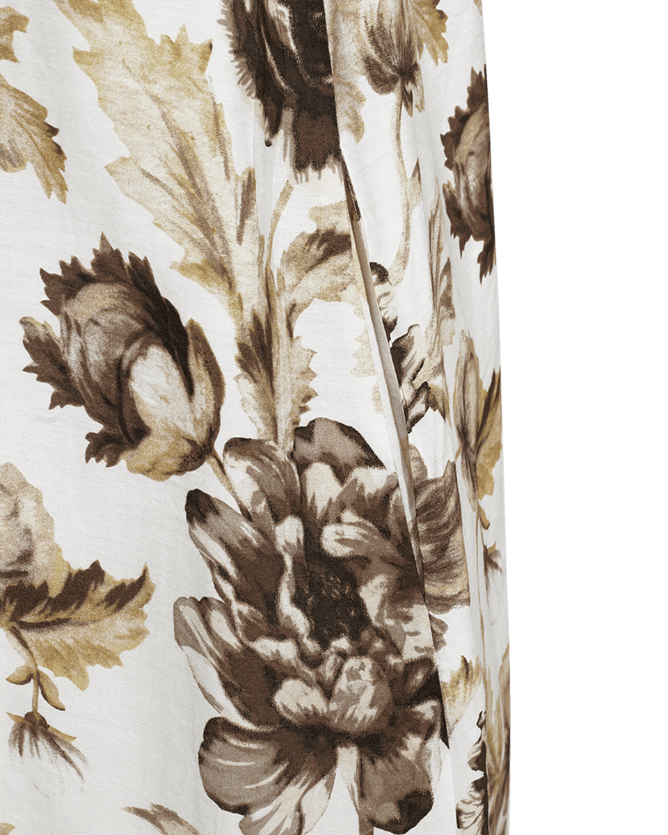MAISE KJOLE - BRUNE BLOMSTER