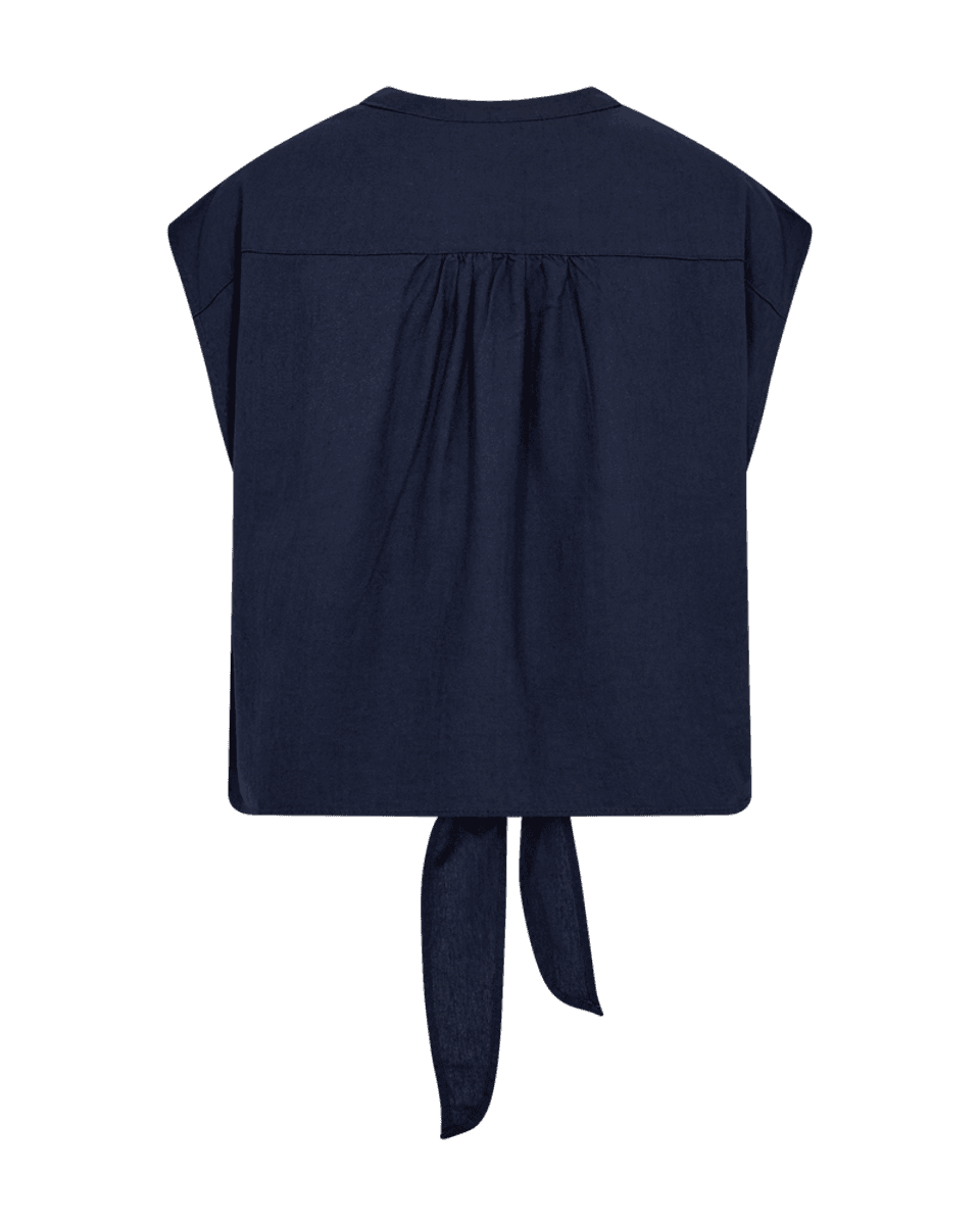 LAVISCO TOPP M/KNYTING - NAVY