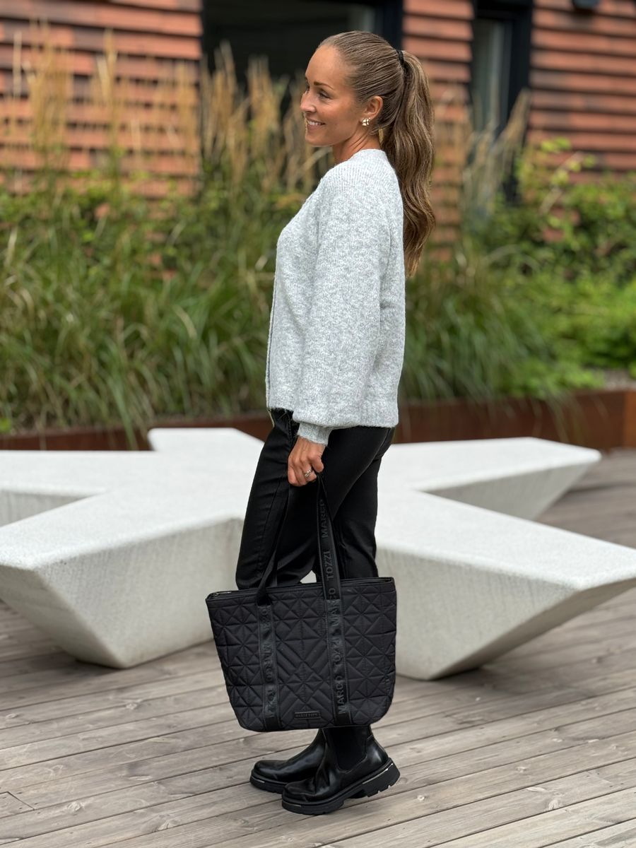 BOOTS M/METALL DETALJ - BLACK