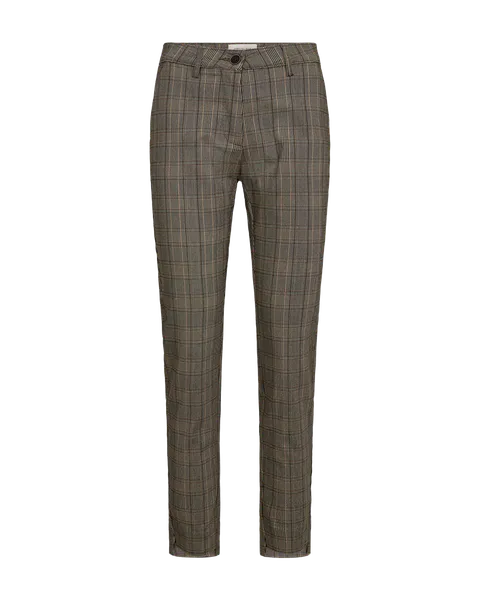 Hovedbilde REX CHINOS CHECK M/STRECH - MULDVARP / SORT