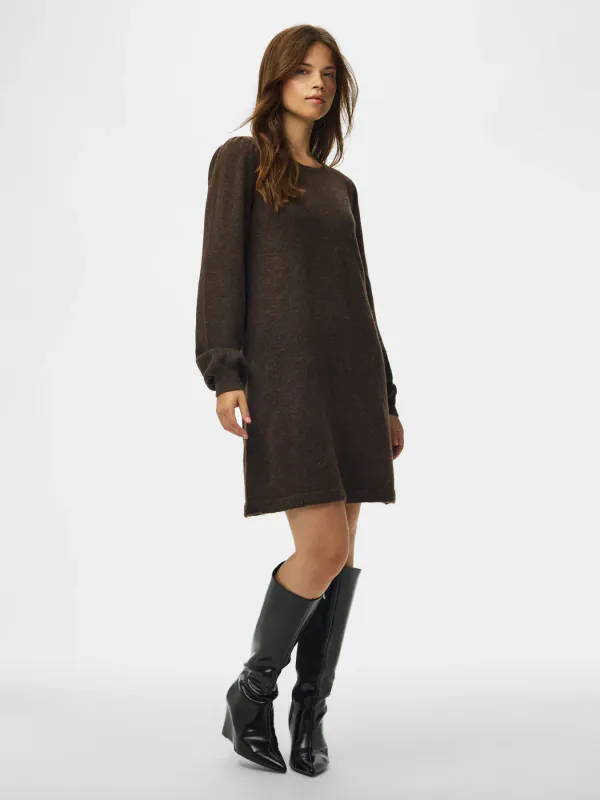 SALLY KNIT KJOLE - BRUN