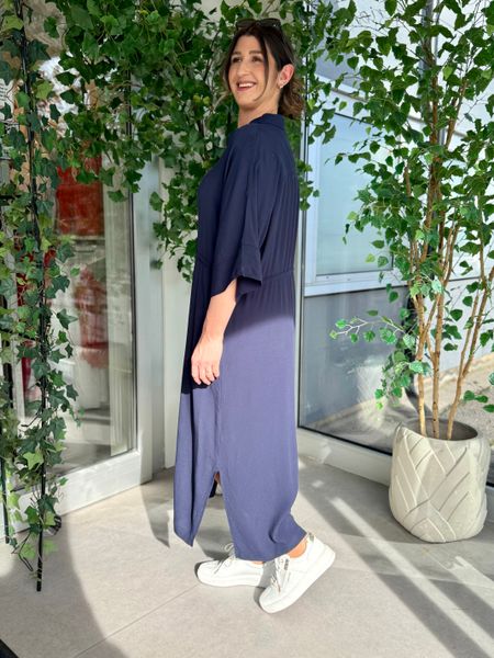 Hovedbilde LOVY VISCOSE KJOLE - NAVY
