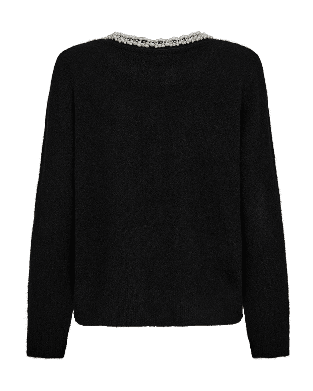 FLIRT CARDIGAN - SORT