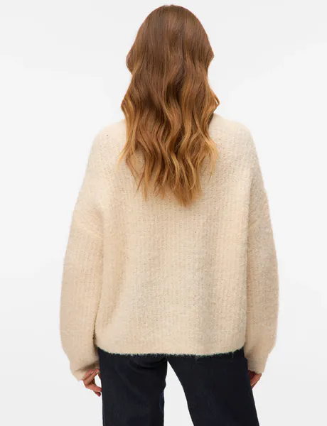 Hovedbilde CARMEN STRIKKEGENSER - CREAM