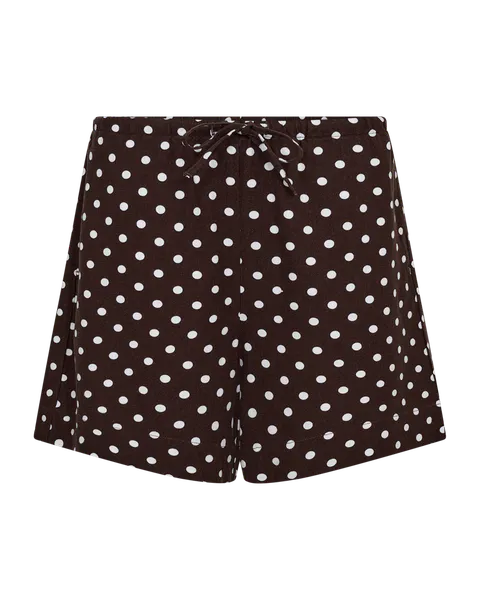 Hovedbilde LAVISCO SHORTS M/DOTS - BRUN/HVIT