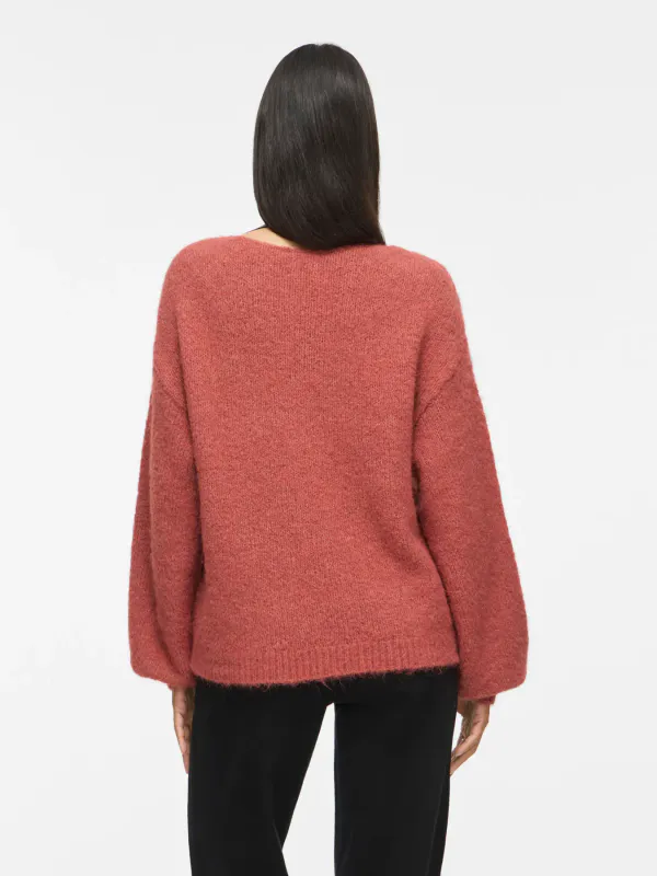 MARLEY KNIT PULLOVER - RUST