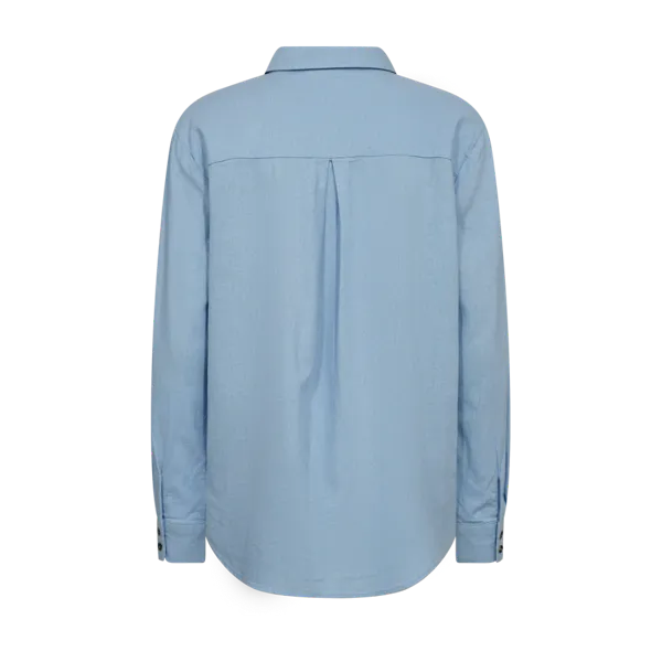 Hovedbilde LAVA LIN/VISCOSE SKJORTE - LYS BLÅ