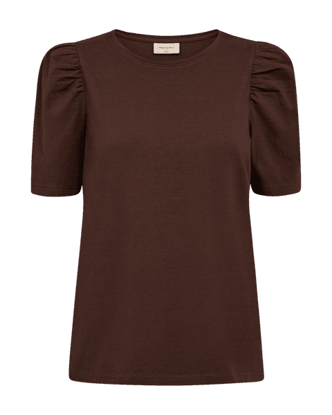 Hovedbilde FENJA T-SHIRT M/PUFFERM - BRUN