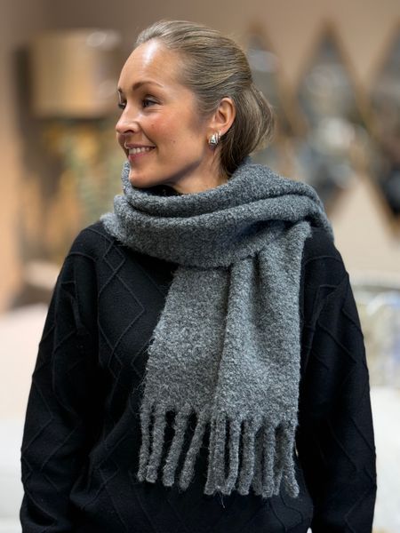 Hovedbilde JANIS BOUCLE SKJERF - KOKSGRÅ