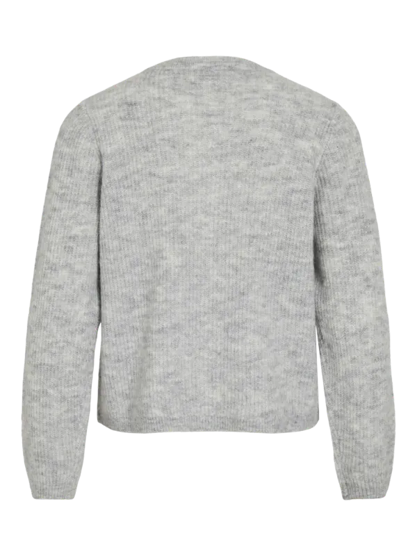 LORY CARDIGAN - LYS GRÅ MELERT