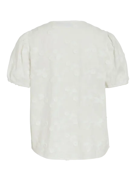 Hovedbilde SIMONE BLUSE M/BLOMSTERPRINT - HVIT