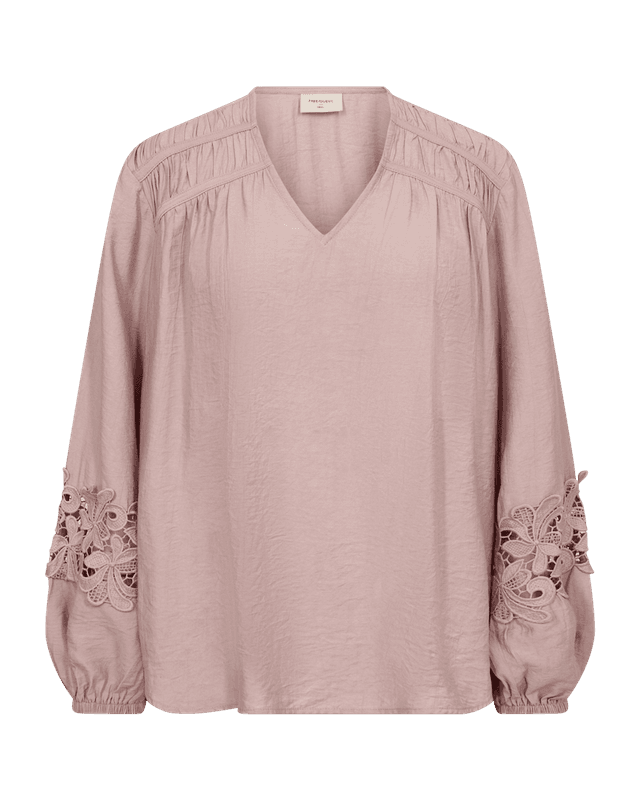 MAGDA BLUSE - PALE MAUVE 
