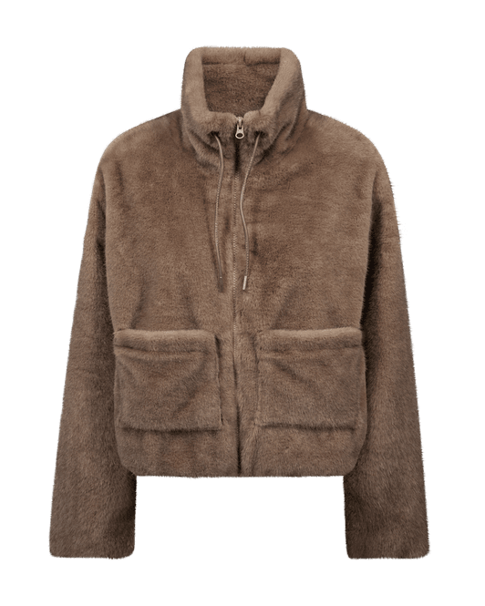 Hovedbilde MINKY JAKKE FAKE FUR - CAMEL