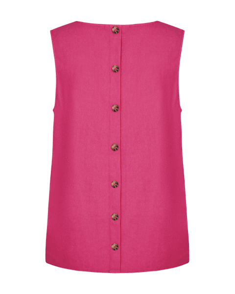 Hovedbilde LAVA LIN/VISCOSE TOPP M/KNAPPER BAK - CERISE