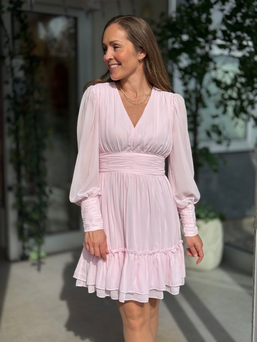 BIRDIA KJOLE M/VOLANGER - ROSA