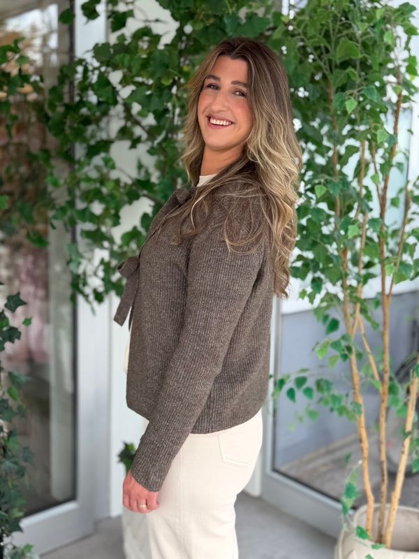 SILLY CARDIGAN M/BÅND - MOREL