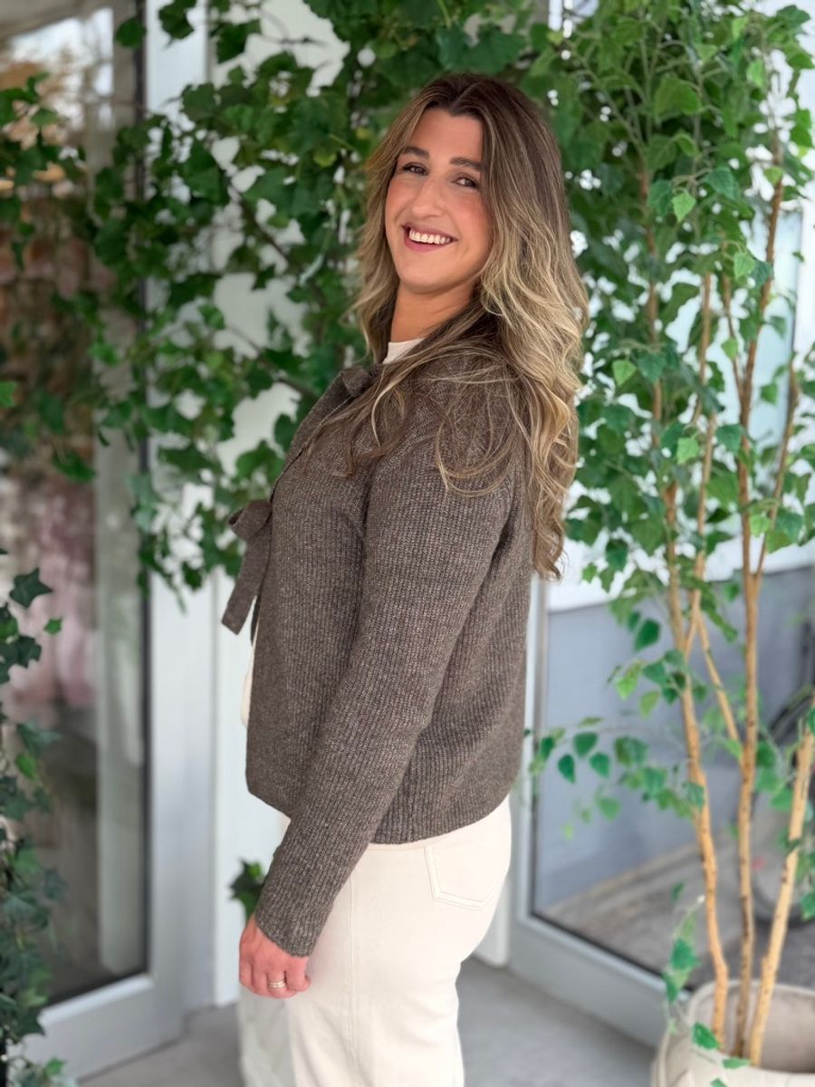 SILLY CARDIGAN M/BÅND - MOREL