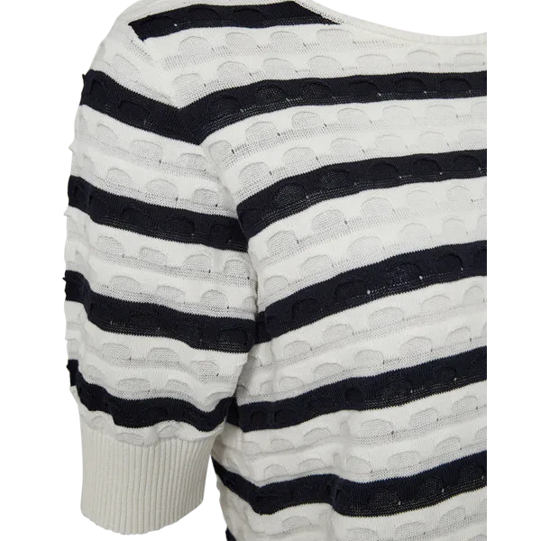 Hovedbilde DODO GENSER STRIPES - OFFWHITE/NAVY