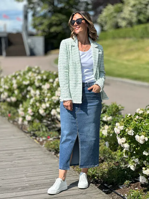 Hovedbilde MOCA BLAZER - GRØNN / OFFWHITE