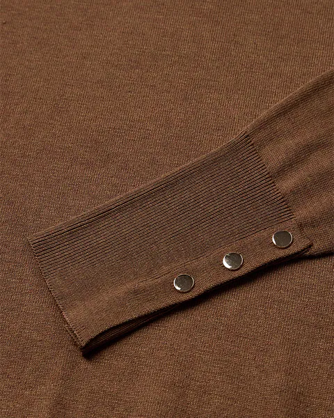 Hovedbilde KATIE GENSER M/RUND HALS - MOCCA