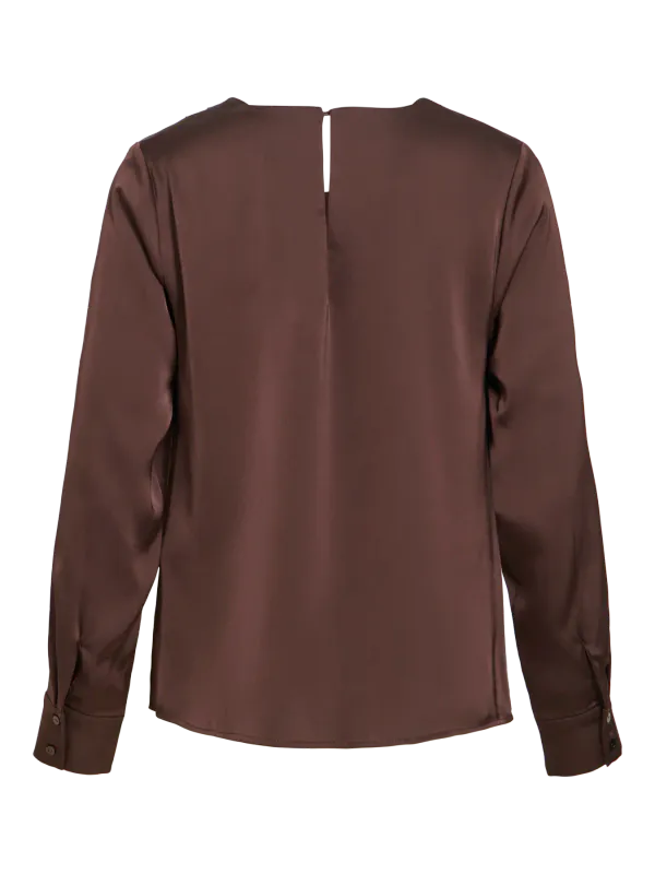 FREJA BLUSE - BRUN