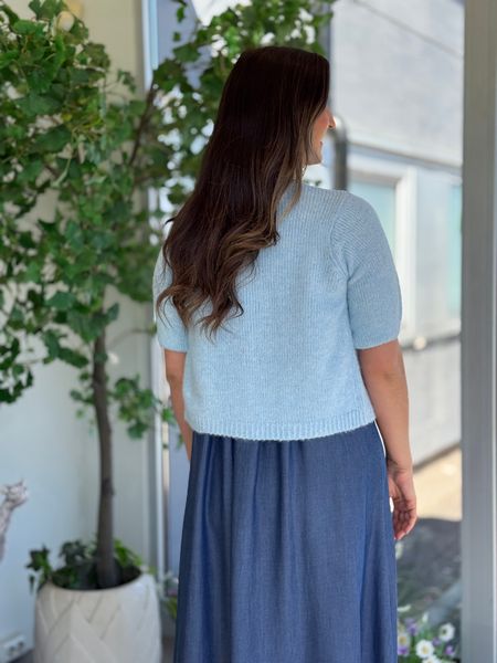 Hovedbilde KARA CARDIGAN 2/4 ERM - LYSBLÅ