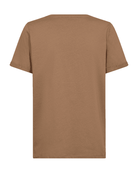 Hovedbilde HEZEL T-SHIRT EMBRO - DUSTY COGNAC 