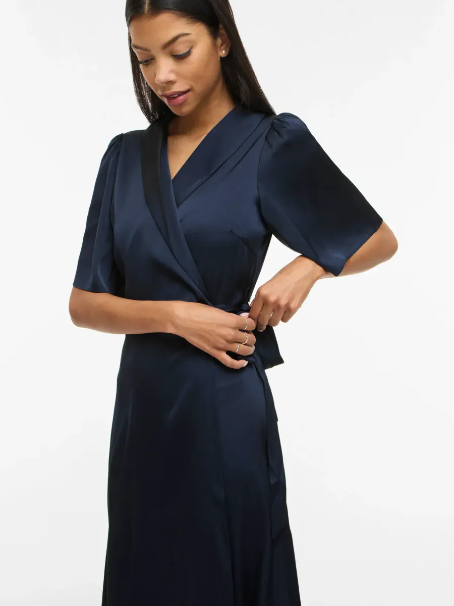 ENNA RAVENNA KJOLE - NAVY