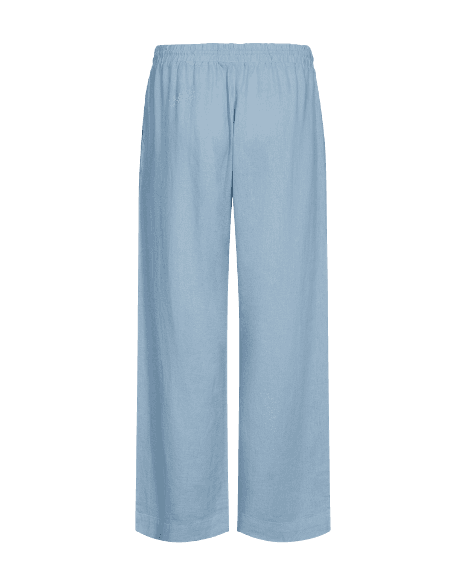LAVA LIN/VISCOSE BUKSE ANKEL - BLUE BELL