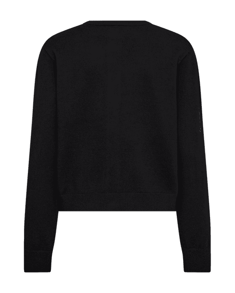 Hovedbilde TESSA CARDIGAN M/BOW - SORT