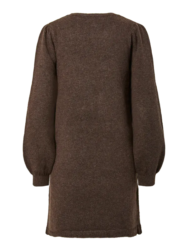 SALLY KNIT KJOLE - BRUN