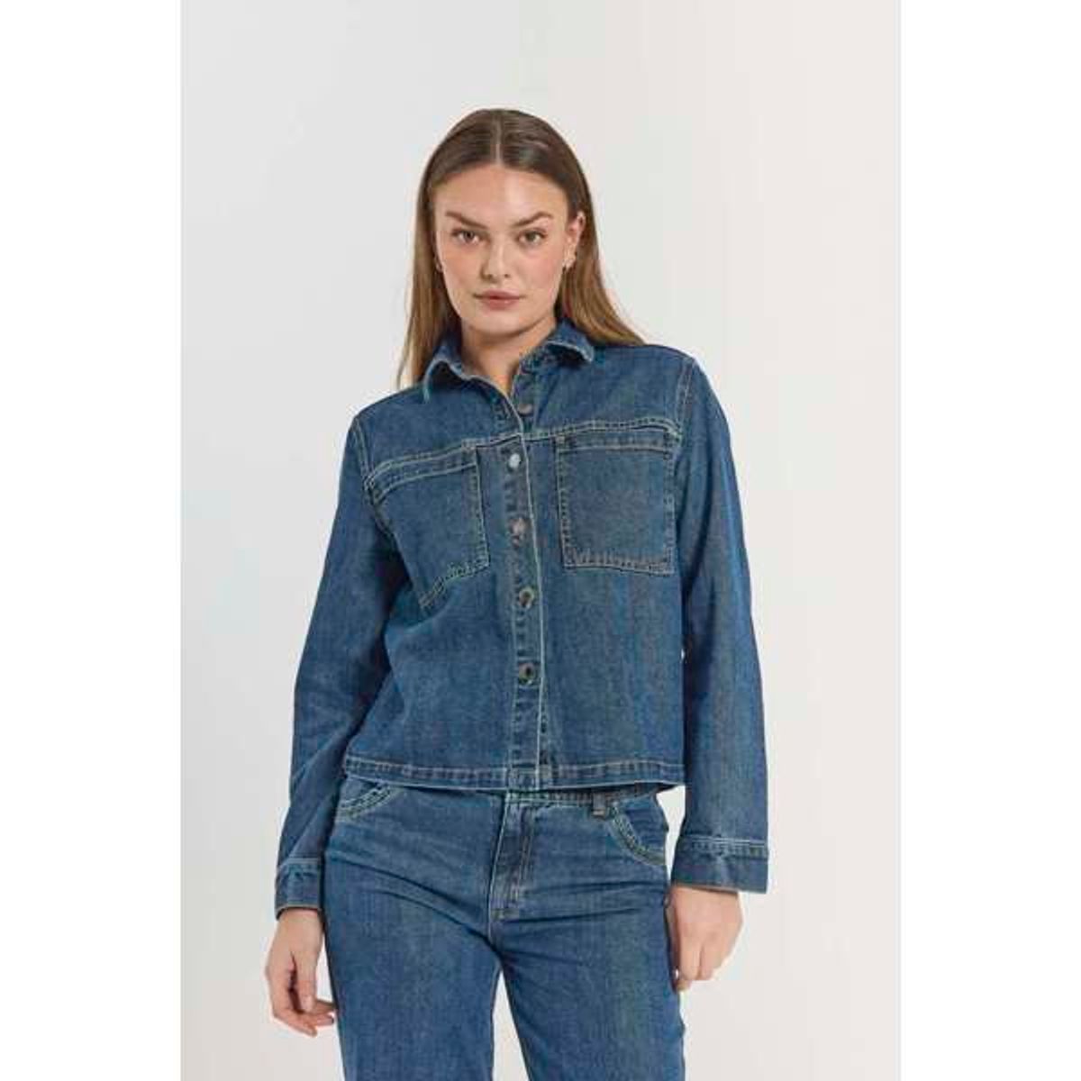 RINNA DENIM JAKKE - MEDIUM VASK