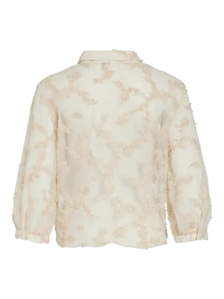 Hovedbilde SASSAN EMBRO BLUSE - CREAM