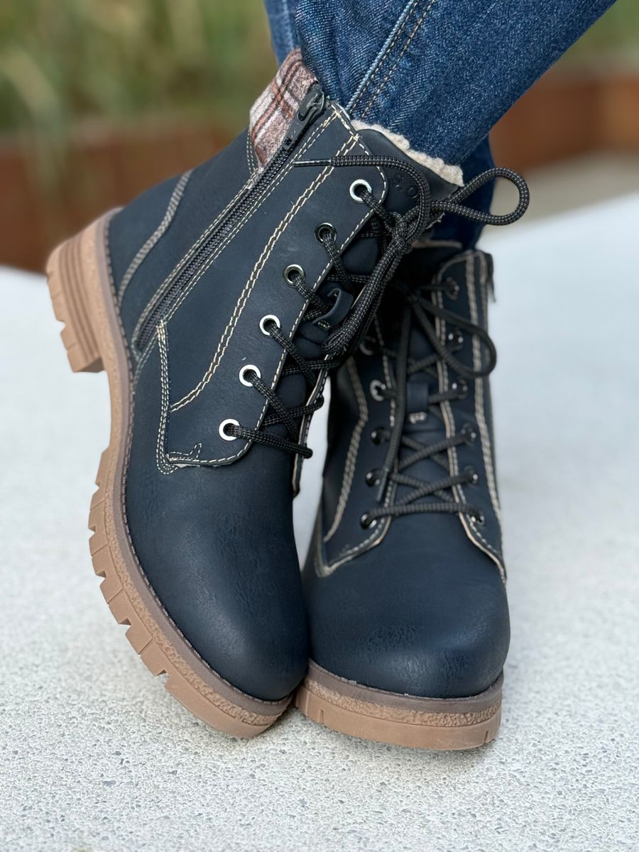 BOOTS M/KNYTING - NAVY