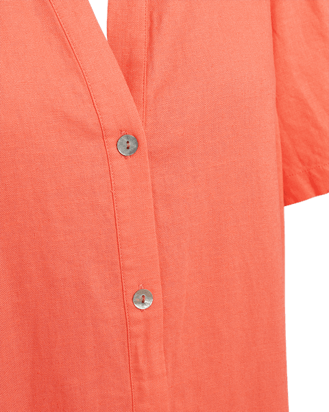 Hovedbilde LAVA SKJORTE KJOLE M/KORT ERM - ORANGE