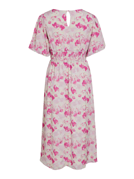 Hovedbilde LINA FLOWER KJOLE - OFFWHITE / ROSA