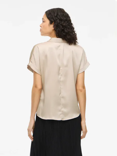 Hovedbilde ENNA RAVENNA BLUSE M/KORT ERM - CHAMPAGNE