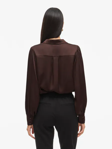 Hovedbilde ENNA RAVENNA BLUSE - BRUN